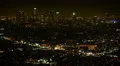 Los Angeles Night View 08 Timelapse Traffic HD Footage