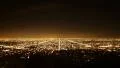 Los Angeles Night View 30 Timelapse Traffic HD Footage