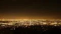 Los Angeles Night View 31 Timelapse Zoom In Traffic HD Footage
