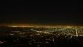 Los Angeles Night View 36 Timelapse Panning L Traffic HD Footage