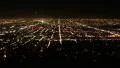 Los Angeles Night View 43 Timelapse Zoom Out Traffic HD Footage