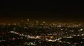 Los Angeles Night View 60 Timelapse Traffic HD Footage