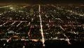 Los Angeles Night View 70 Tilt Down Timelapse Traffic HD Footage