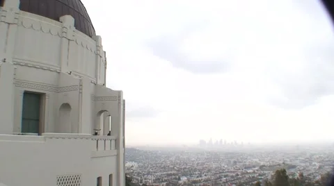 Los Angeles observatory Stock Footage 1005024