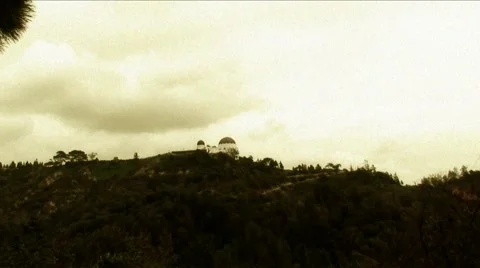 Los Angeles observatory tlapse Stock Footage 1005002