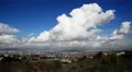 Los Angeles Overlook Timelapse Cumulus Clouds HD Footage