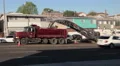 Los Angeles - Pavement Milling At Rush Hour HD Footage