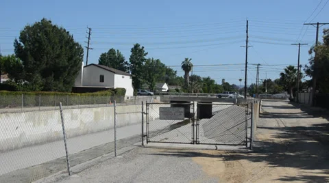 Los Angeles River Stock Footage 32237373