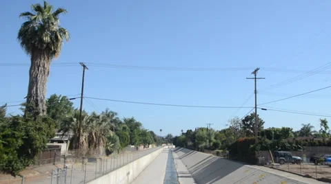 Los Angeles River Stock Footage 32238275