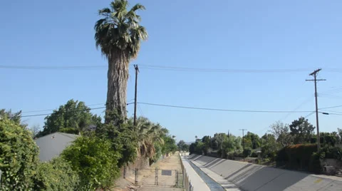Los Angeles River Stock Footage 32238431