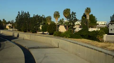 Los Angeles River Stock Footage 32240339