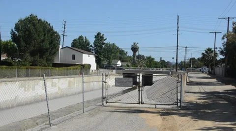 Los Angeles River Stock Footage 32240645
