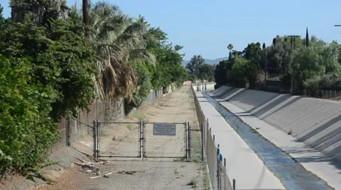 Los Angeles River Stock Footage 32240787