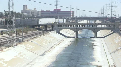 The Los Angeles River Stock Footage 41504492