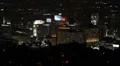 Los Angeles Skyline, Aerial View, Hollywood by night, California, USA, Buildings HD Footage
