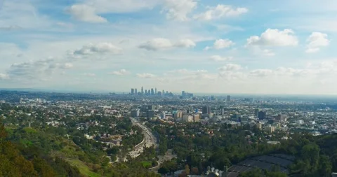 Los Angeles Skyline Video stock 232338563