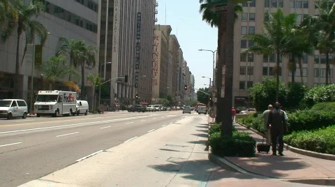 Los Angeles Skyline Series Stock Footage