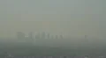 Los Angeles skyline in the smog HD Footage