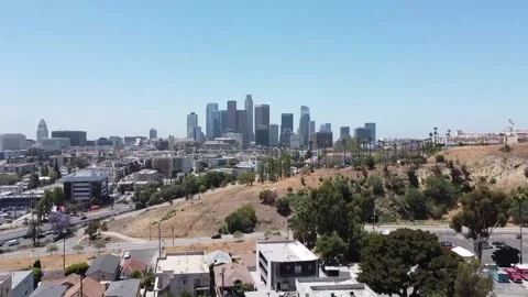 Los Angeles Skyline View Stock Footage 158746544
