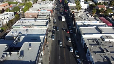 Los Angeles streets Stock Footage 231234568