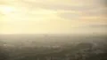 Los Angeles Sunset 10 Culver City and Santa Moncia in marine layer fog HD Footage