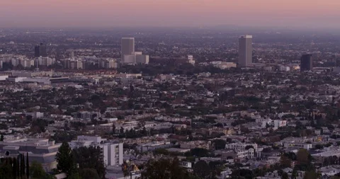 Los Angeles Sunset Stock Footage 127126342