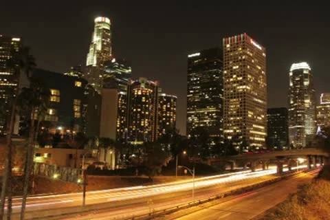 Los Angeles Time Lapse Stock Footage 9730956
