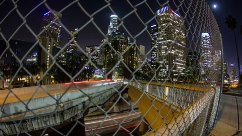 Los Angeles Timelapse Video stock 84076290