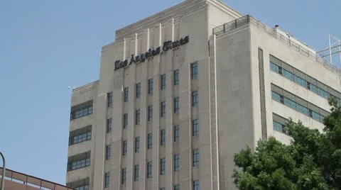 Los Angeles Times Building Stock Footage