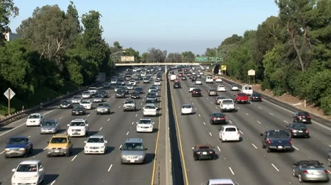 Los Angeles Traffic Stock Footage 8562913