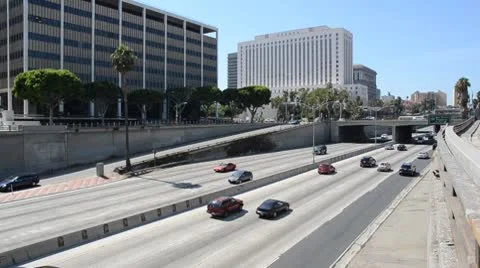 Los Angeles Traffic Stock Footage 8926806