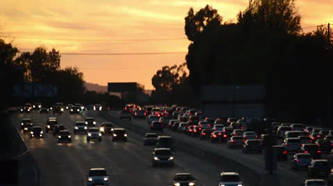 Los Angeles Traffic Stock Footage 25827570