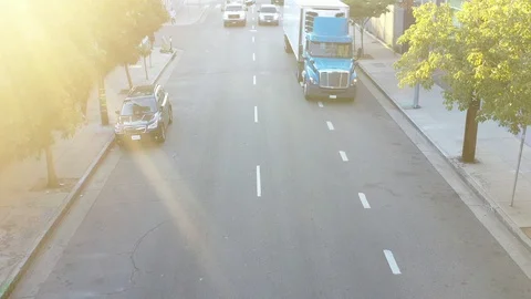 Los Angeles traffic Video stock 121662651