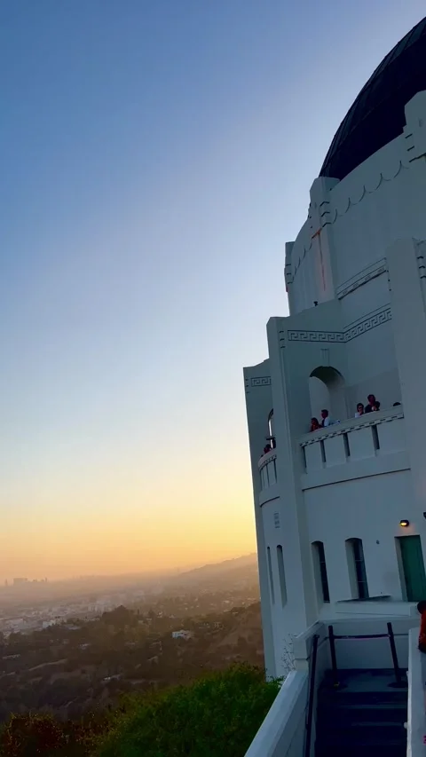 Los Angeles view form the Griffith observatory Stock Footage 276824360
