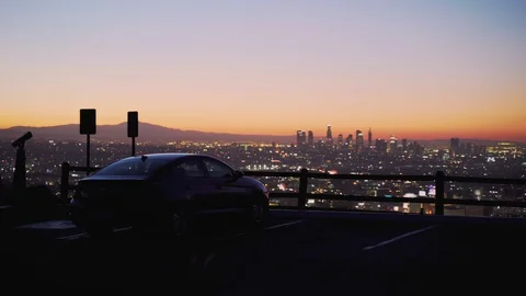 Los Angels Night View 動画素材 127192233