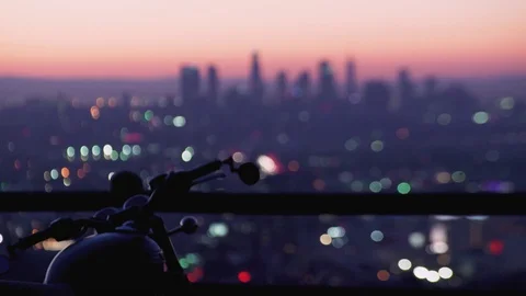 Los Angels Night View Stock Footage 128549510