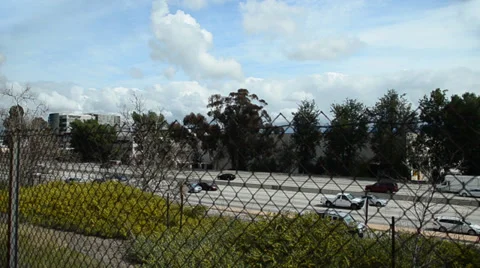 Los Angles Traffic Stock Footage 27732407