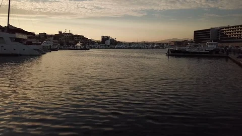 Los Cabos Mexico Flying Over Marina Aerial View 1 Stock Footage 95962211