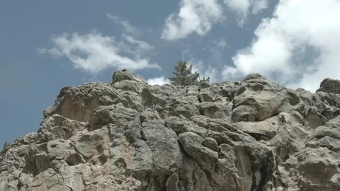 Los Conchas Mountain Clouds Time Lapse, Jemez, New Mexico, 4k, Unaltered Stock-Footage 74023376