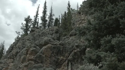 Los Conchas Mountain Dolly Left Stock-Footage 74023289