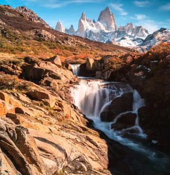 Los Glaciares National Park, Santa Cruz Province, Patagonia, Argentina, Fitz Stock Photos
