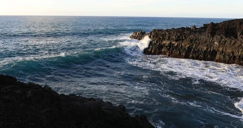 Los Hervideros Stock Footage 120735357