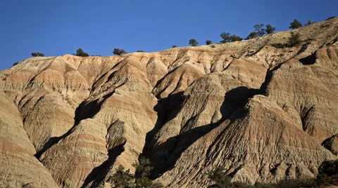 Los Padres Timelapse Shadows on Cliffs Stock Footage 42425552