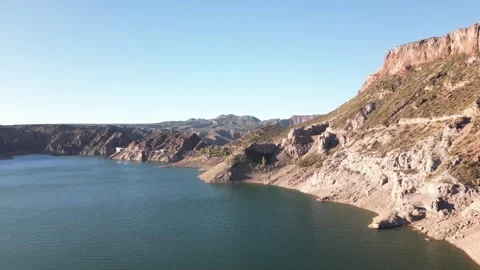 Los Reyunos Dam 库存影片 297501893