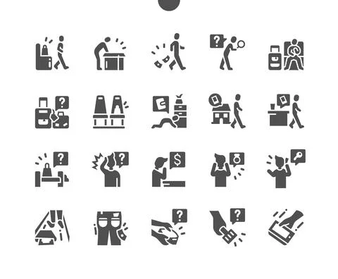 Lose things. Search for missing items. Forget the phone at home. Stock Illustration