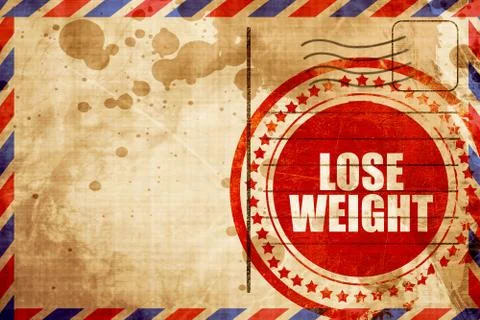 Lose weight Illustrazione stock