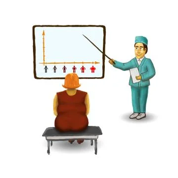 Lose weight Stock Illustration