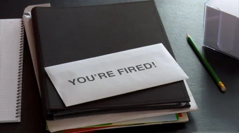 Lose your job Stock Footage