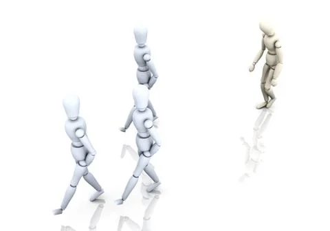 Loser - left behind Stock Illustration