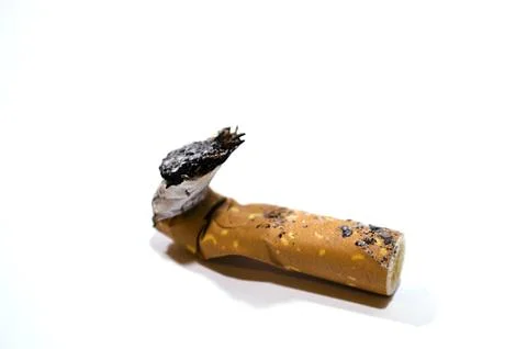 Loseup of cigarette butt 写真素材